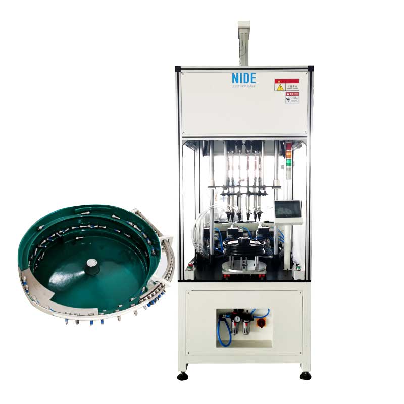 Automatic Wheel Motor Cover Screw Tightening Machine for BLDC Manufacturing