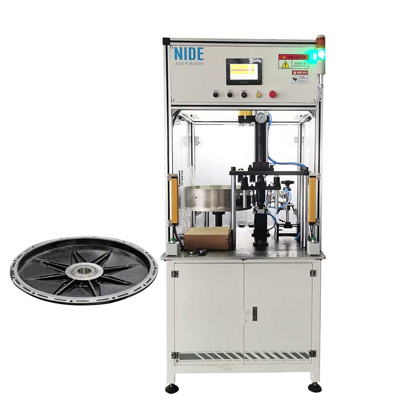 BLDC Wheel Motor Bearing Oil Seal Automatic Pressing and Guling Machine