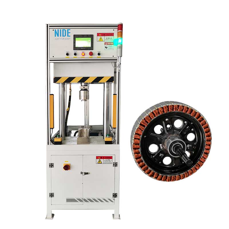 Automatic Wheel Hub Motor Stator Shaft Pressing Machine