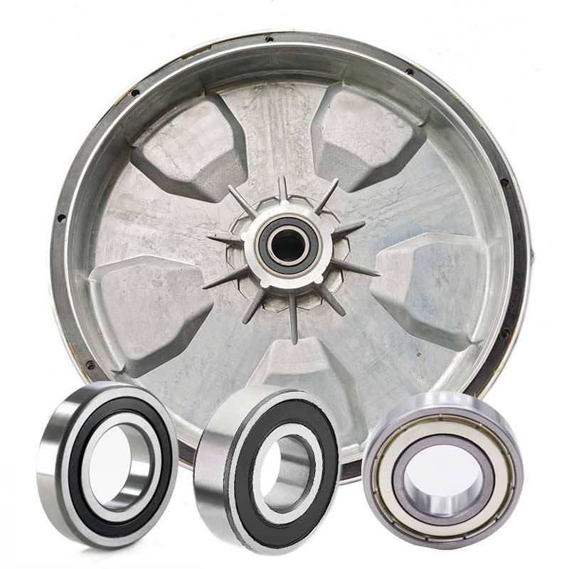 6004RS 6204RS Wheel Hub Motor Bearing Automotive Stainless Steel Ball Bearing